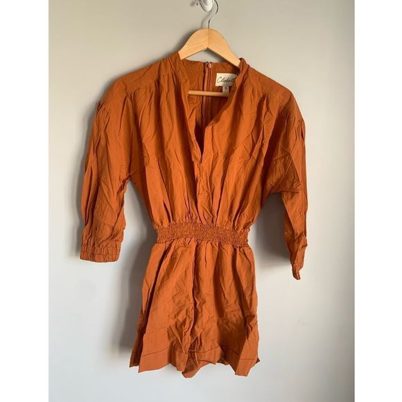 CLEOBELLA REVOLVE  MENORCA ROMPER IN GINGER - Picture 3 of 8